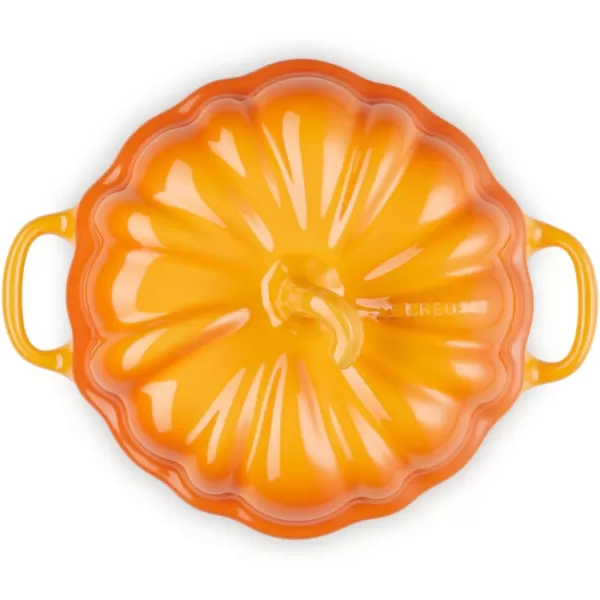 imageLe Creuset Stoneware Pumpkin Mini Cocotte 12 oz OlivePersimmon