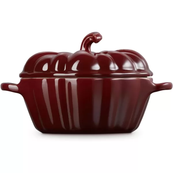 imageLe Creuset Stoneware Pumpkin Mini Cocotte 12 oz OliveRhone