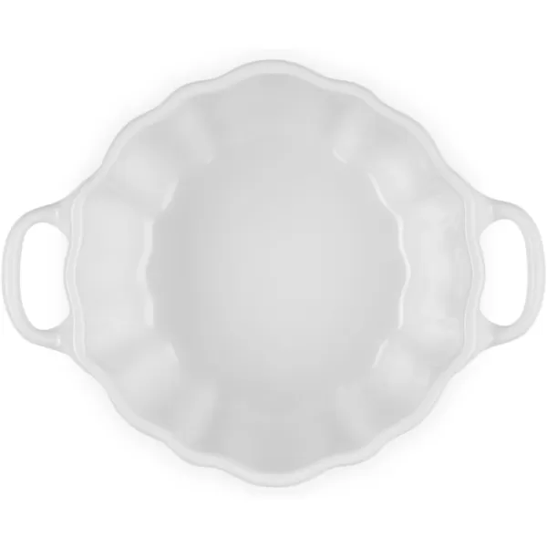imageLe Creuset Stoneware Pumpkin Mini Cocotte 12 oz OliveWhite