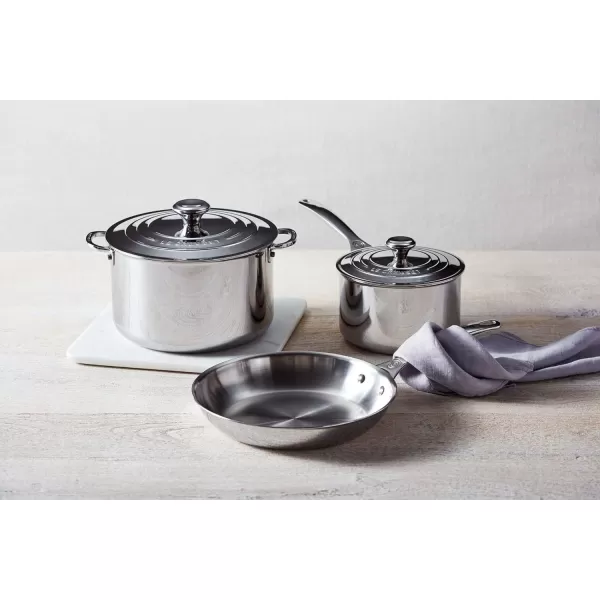imageLe Creuset TriPly Stainless Steel 12 pc Cookware Set5 pc