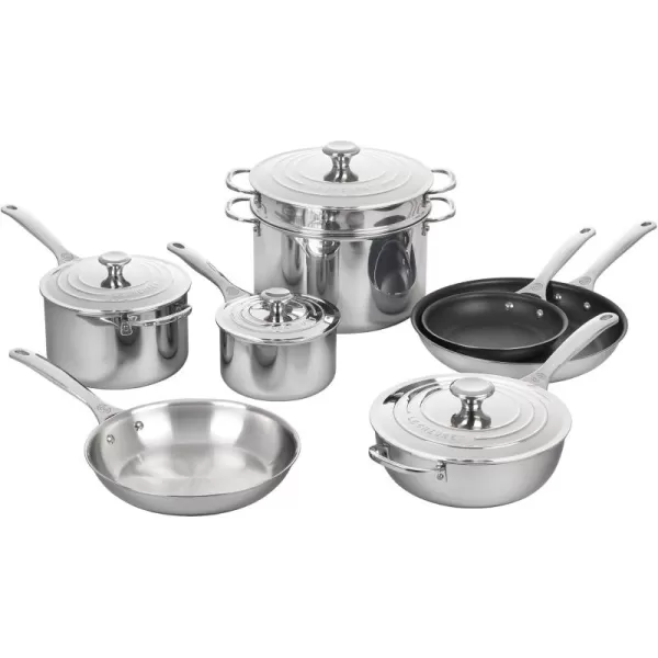 imageLe Creuset TriPly Stainless Steel 12 pc Cookware Set12 pc