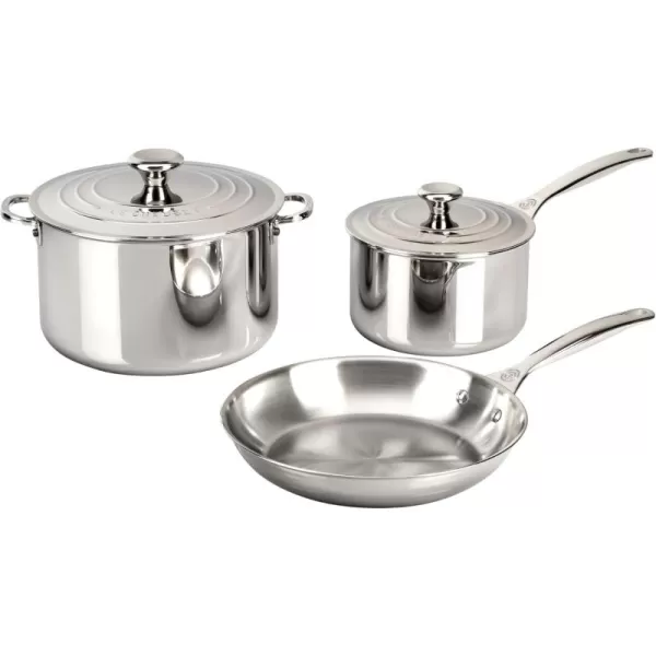 imageLe Creuset TriPly Stainless Steel 12 pc Cookware Set5 pc