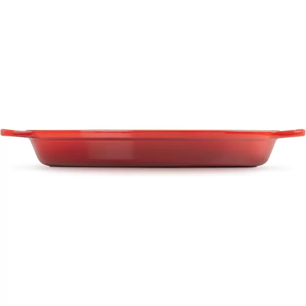 imageLe Creuset Enamel Cast Iron Signature Oval Baker 3 quart Cerise Cherry RedCerise