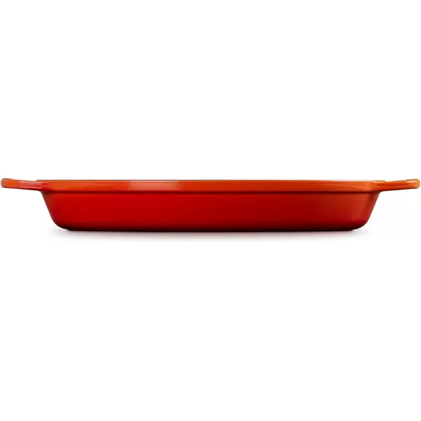 imageLe Creuset Enamel Cast Iron Signature Oval Baker 3 quart Cerise Cherry RedFlame