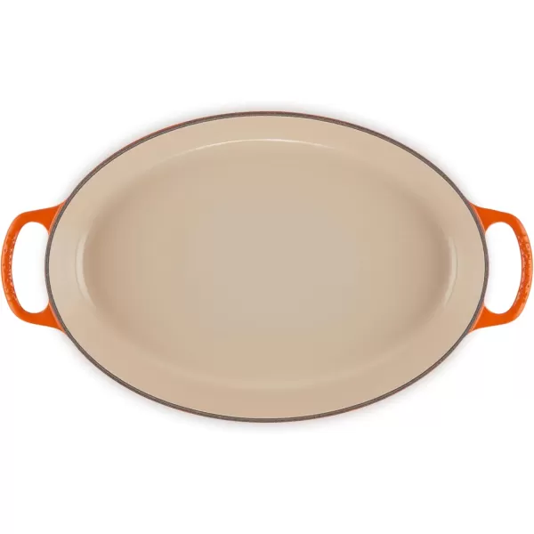 imageLe Creuset Enamel Cast Iron Signature Oval Baker 3 quart Cerise Cherry RedFlame