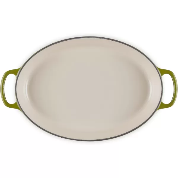 imageLe Creuset Enamel Cast Iron Signature Oval Baker 3 quart Cerise Cherry RedOlive