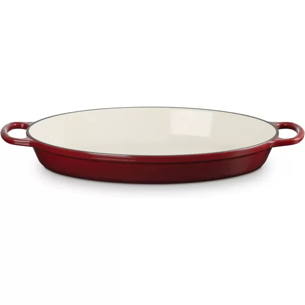 imageLe Creuset Enamel Cast Iron Signature Oval Baker 3 quart Cerise Cherry RedRhone