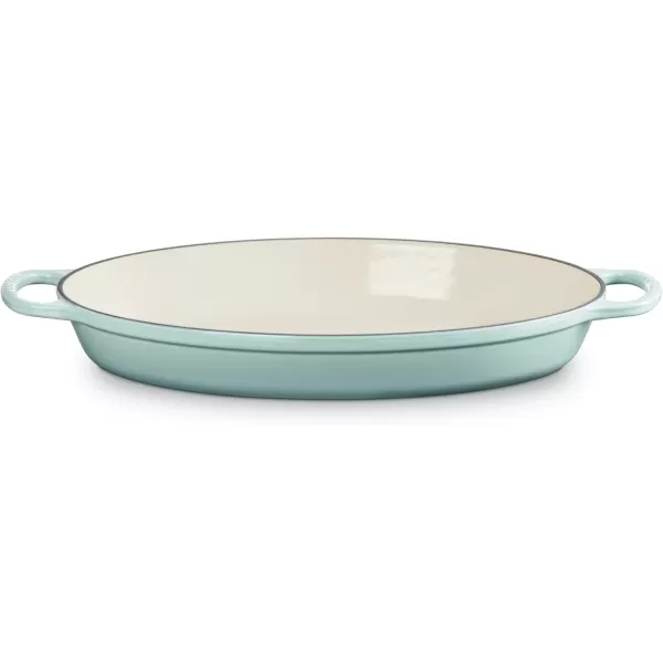 imageLe Creuset Enamel Cast Iron Signature Oval Baker 3 quart Cerise Cherry RedSea Salt