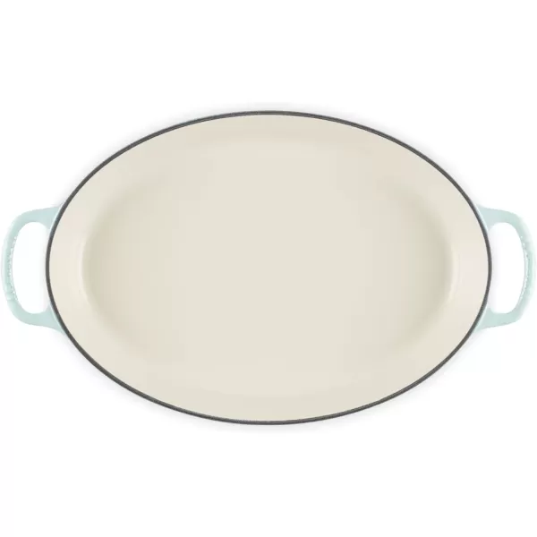 imageLe Creuset Enamel Cast Iron Signature Oval Baker 3 quart Cerise Cherry RedSea Salt