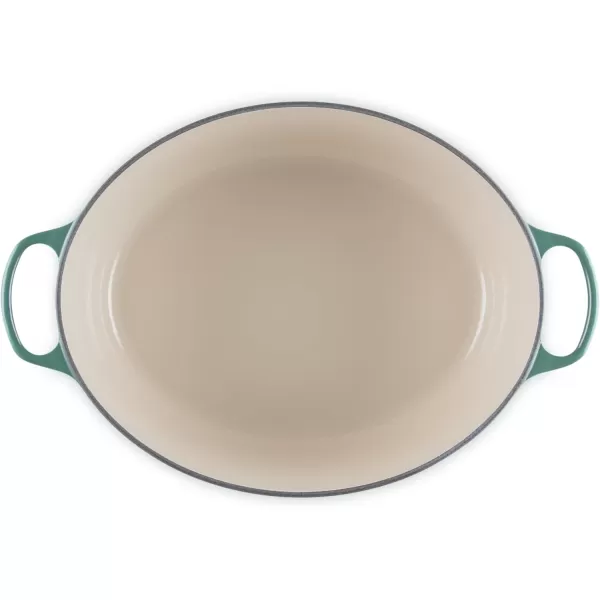 imageLe Creuset Enameled Cast Iron Signature Oval Dutch Oven 675 qt Sea SaltArtichaut