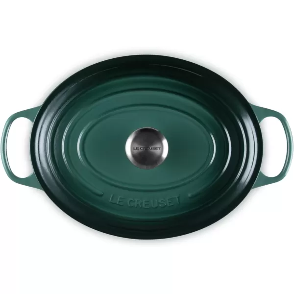 imageLe Creuset Enameled Cast Iron Signature Oval Dutch Oven 675 qt Sea SaltArtichaut