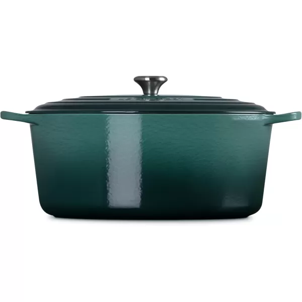 imageLe Creuset Enameled Cast Iron Signature Oval Dutch Oven 675 qt Sea SaltArtichaut