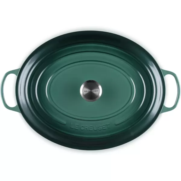 imageLe Creuset Enameled Cast Iron Signature Oval Dutch Oven 675 qt Sea SaltArtichaut