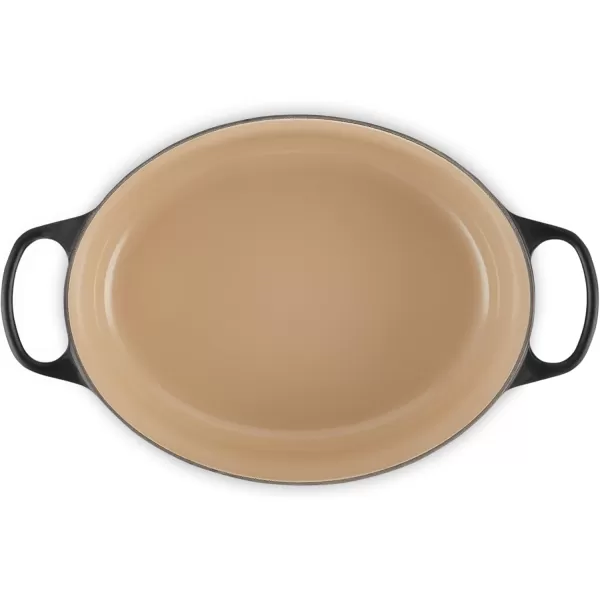 imageLe Creuset Enameled Cast Iron Signature Oval Dutch Oven 675 qt Sea SaltLicorice