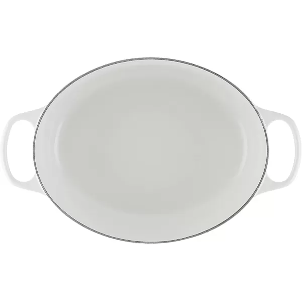 imageLe Creuset Enameled Cast Iron Signature Oval Dutch Oven 675 qt Sea SaltMarble