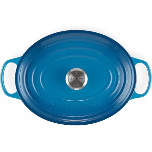 imageLe Creuset Enameled Cast Iron Signature Oval Dutch Oven 675 qt Sea SaltMarseile