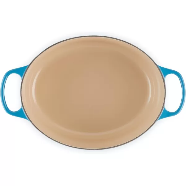 imageLe Creuset Enameled Cast Iron Signature Oval Dutch Oven 675 qt Sea SaltMarseile