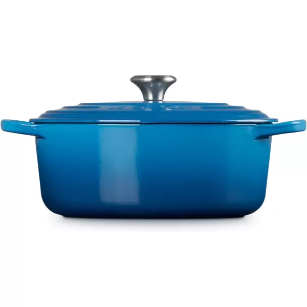 imageLe Creuset Enameled Cast Iron Signature Oval Dutch Oven 675 qt Sea SaltMarseille