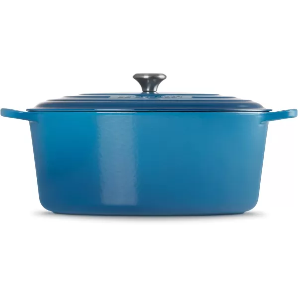 imageLe Creuset Enameled Cast Iron Signature Oval Dutch Oven 675 qt Sea SaltMarseille