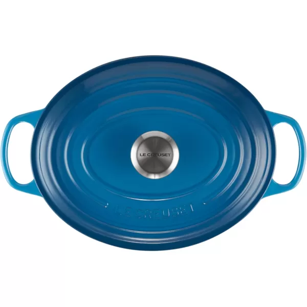 imageLe Creuset Enameled Cast Iron Signature Oval Dutch Oven 675 qt Sea SaltMarseille