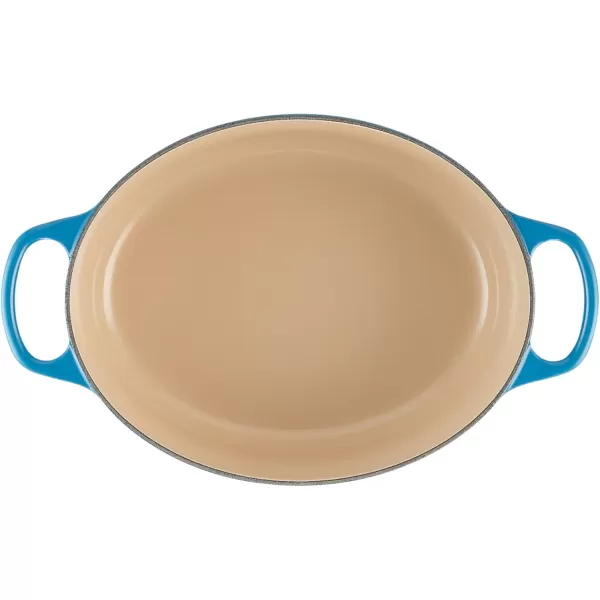 imageLe Creuset Enameled Cast Iron Signature Oval Dutch Oven 675 qt Sea SaltMarseille