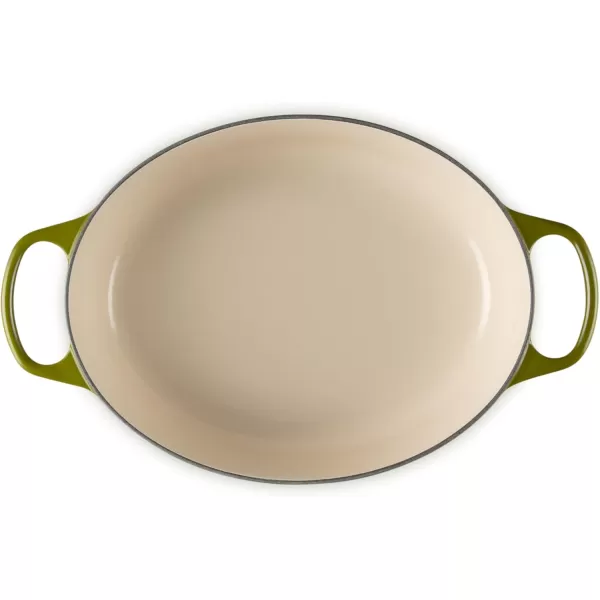 imageLe Creuset Enameled Cast Iron Signature Oval Dutch Oven 675 qt Sea SaltOlive