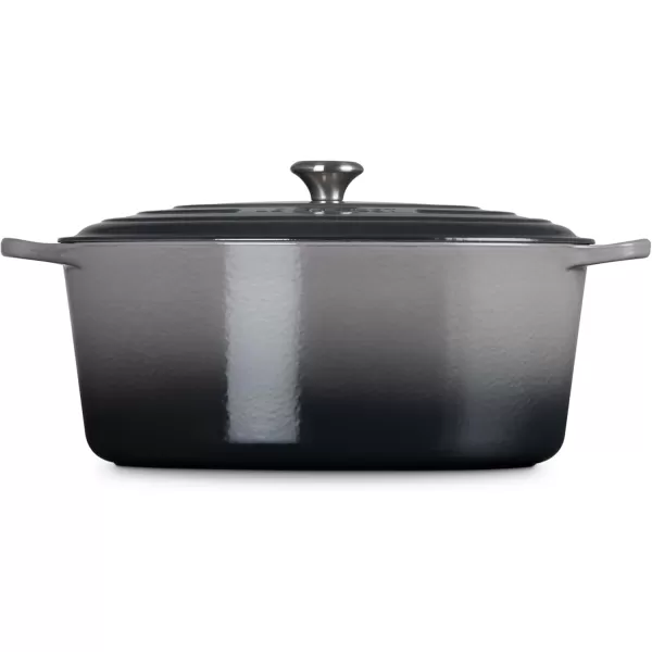 imageLe Creuset Enameled Cast Iron Signature Oval Dutch Oven 675 qt Sea SaltOyster