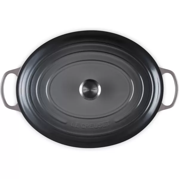 imageLe Creuset Enameled Cast Iron Signature Oval Dutch Oven 675 qt Sea SaltOyster