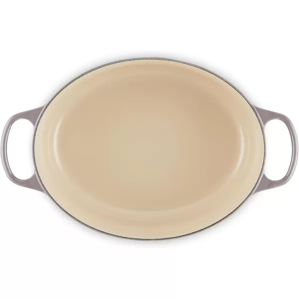 imageLe Creuset Enameled Cast Iron Signature Oval Dutch Oven 675 qt Sea SaltOyster