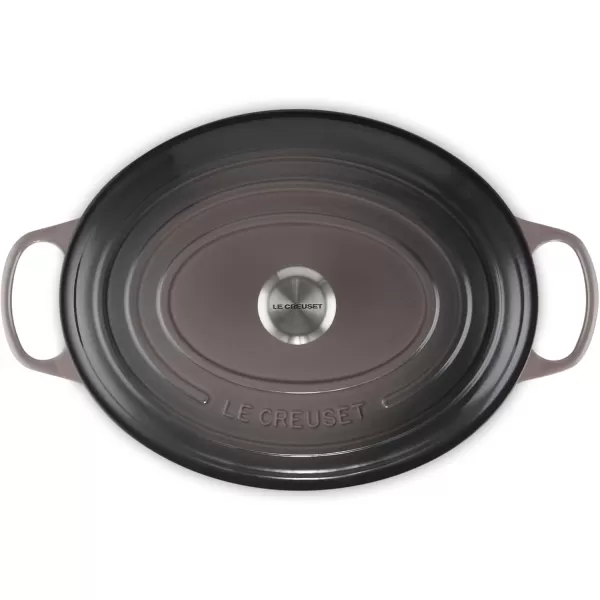 imageLe Creuset Enameled Cast Iron Signature Oval Dutch Oven 675 qt Sea SaltOyster