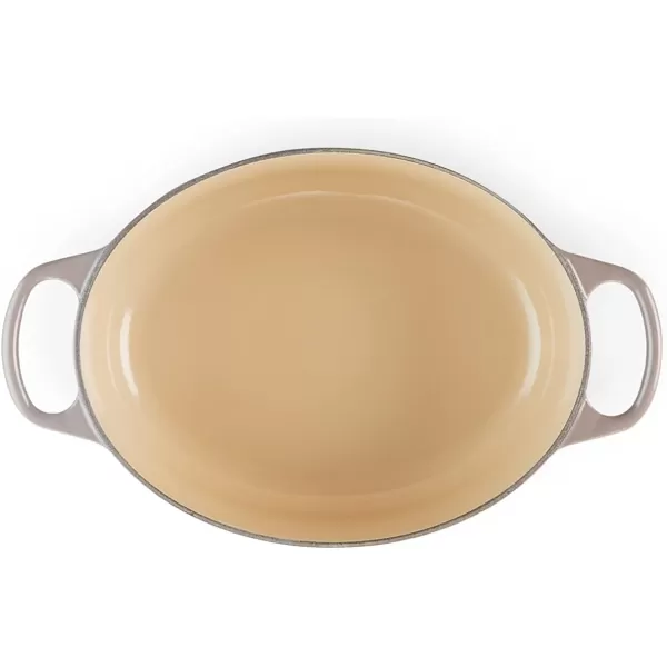 imageLe Creuset Enameled Cast Iron Signature Oval Dutch Oven 675 qt Sea SaltOyster