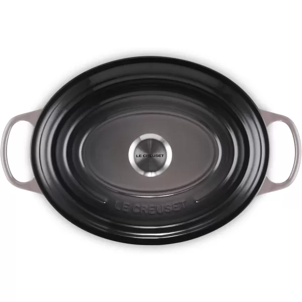 imageLe Creuset Enameled Cast Iron Signature Oval Dutch Oven 675 qt Sea SaltOyster