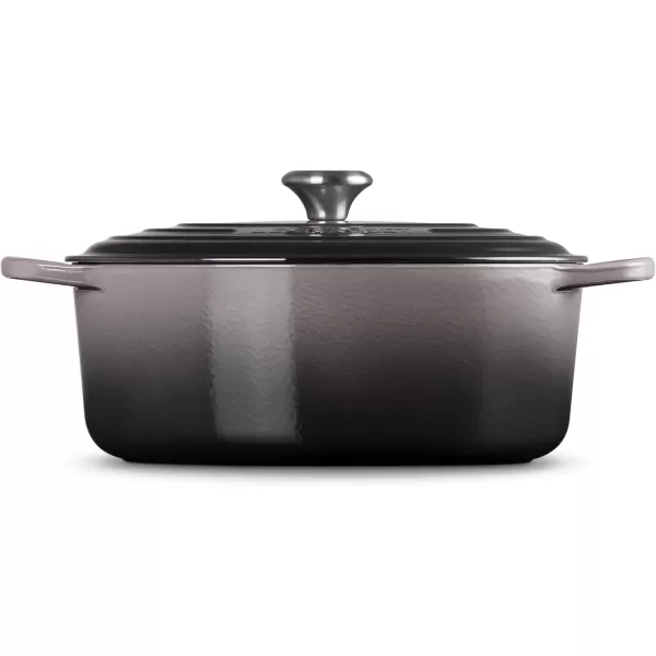 imageLe Creuset Enameled Cast Iron Signature Oval Dutch Oven 675 qt Sea SaltOyster