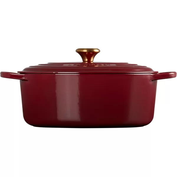 imageLe Creuset Enameled Cast Iron Signature Oval Dutch Oven 675 qt Sea SaltRhone