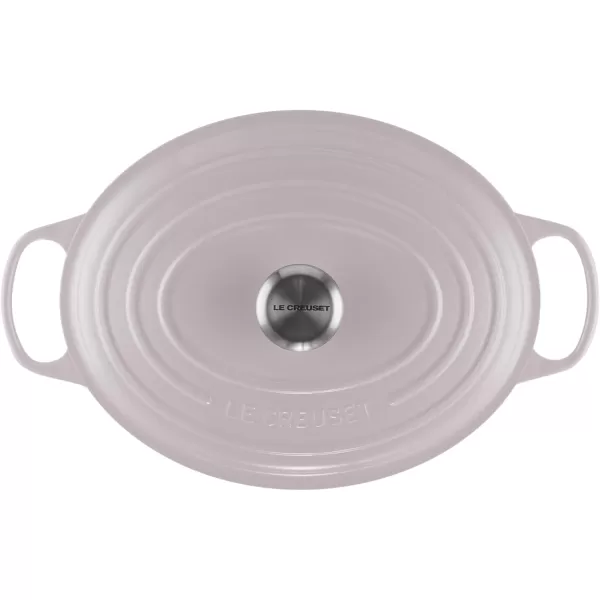 imageLe Creuset Enameled Cast Iron Signature Oval Dutch Oven 675 qt Sea SaltShallot
