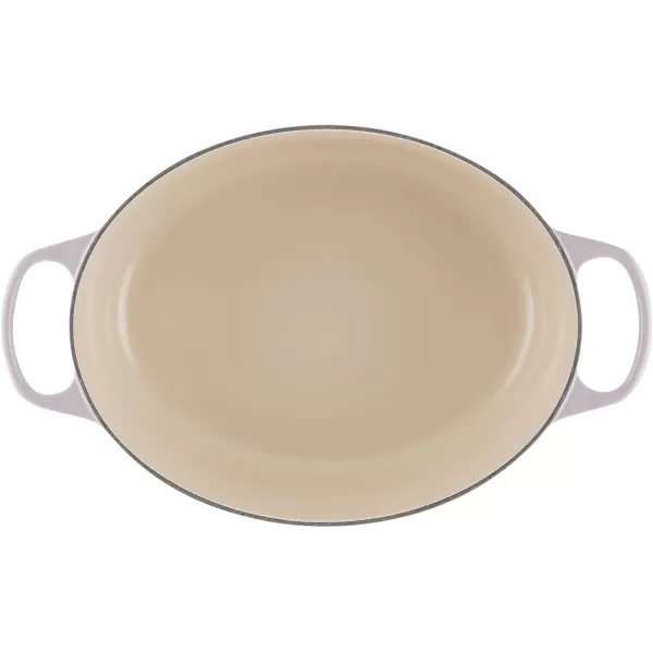 imageLe Creuset Enameled Cast Iron Signature Oval Dutch Oven 675 qt Sea SaltShallot