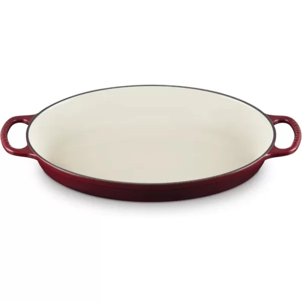 imageLe Creuset Enamel Cast Iron Signature Oval Baker 3 quart Cerise Cherry RedRhone