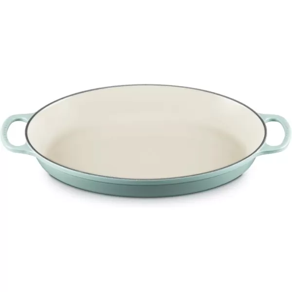 imageLe Creuset Enamel Cast Iron Signature Oval Baker 3 quart Cerise Cherry RedSea Salt