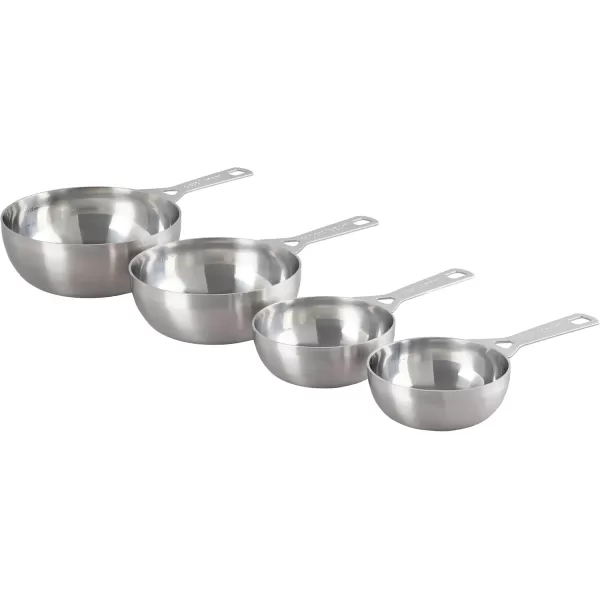 imageLe Creuset BatchBaking Measuring Cups Stainless Steel Set of 4 23 ampamp 34 ampamp 15 ampamp 2 cupsBatch Baking Measuring Cups