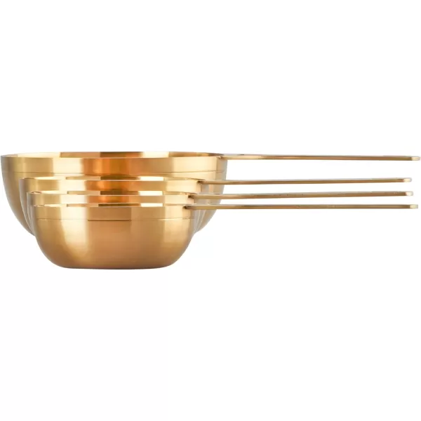 imageLe Creuset BatchBaking Measuring Cups Stainless Steel Set of 4 23 ampamp 34 ampamp 15 ampamp 2 cupsMeasuring Cups