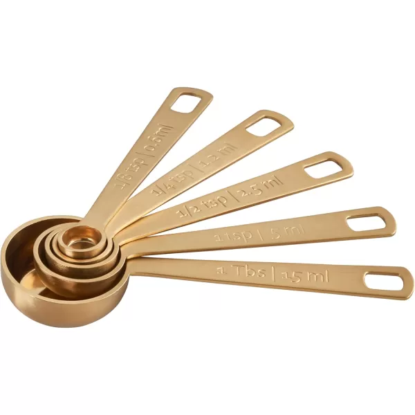 imageLe Creuset BatchBaking Measuring Cups Stainless Steel Set of 4 23 ampamp 34 ampamp 15 ampamp 2 cupsMeasuring Spoons