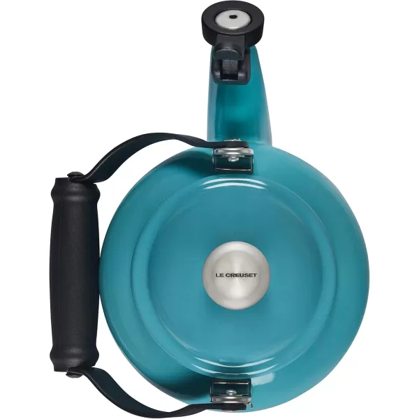 imageLe Creuset Demi Tea Kettle with Metal Finishes 17 qt Stainless SteelCaribbean