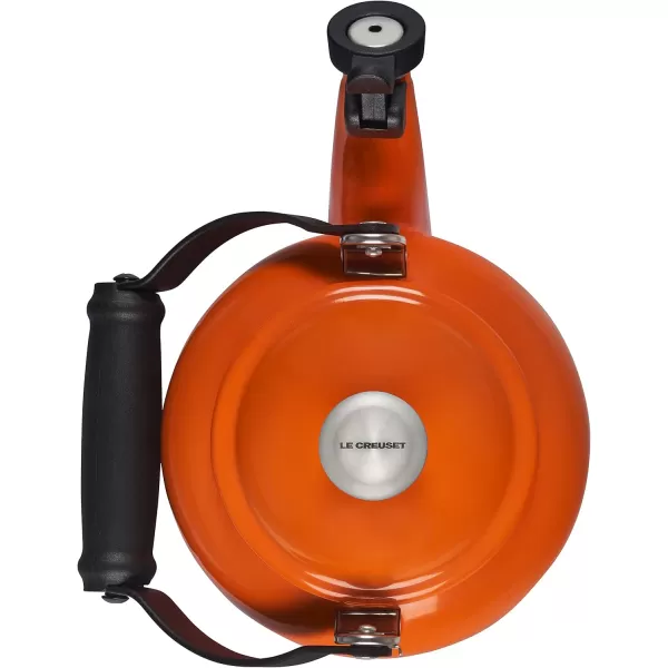 imageLe Creuset Demi Tea Kettle with Metal Finishes 17 qt Stainless SteelFlame