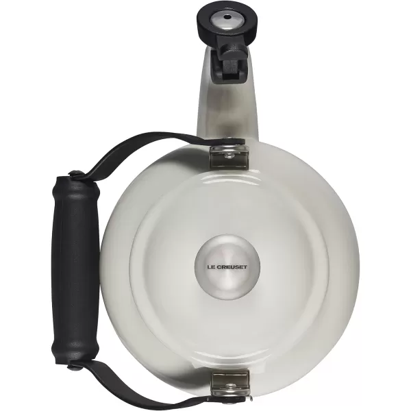 imageLe Creuset Demi Tea Kettle with Metal Finishes 17 qt Stainless SteelMeringue