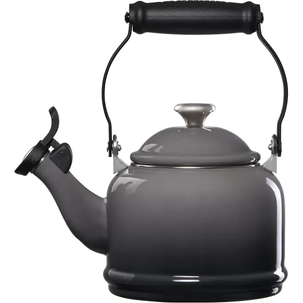 imageLe Creuset Demi Tea Kettle with Metal Finishes 17 qt Stainless SteelOyster