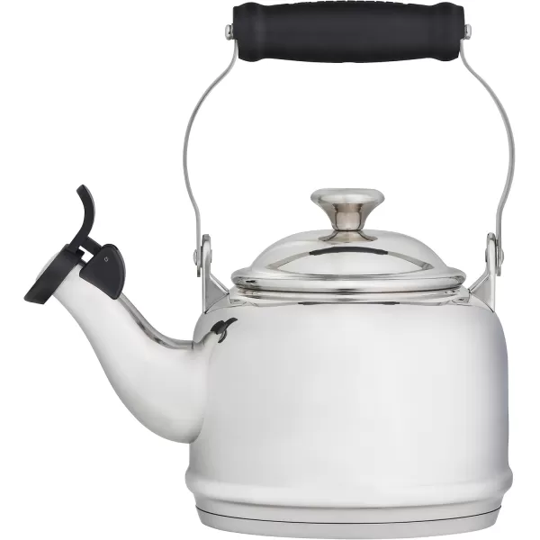 imageLe Creuset Demi Tea Kettle with Metal Finishes 17 qt Stainless SteelStainless Steel
