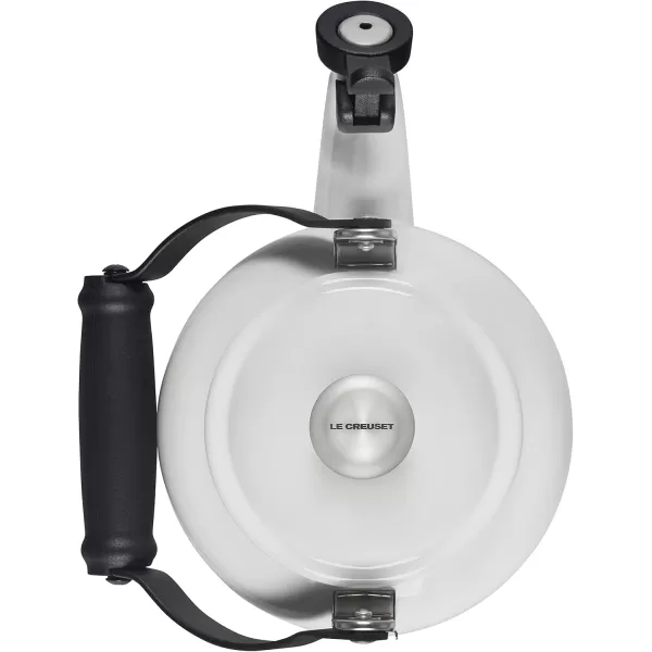 imageLe Creuset Demi Tea Kettle with Metal Finishes 17 qt Stainless SteelWhite