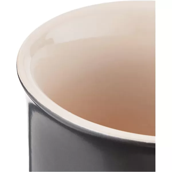 imageLe Creuset Enamel On Steel Demi Kettle ampamp Stoneware Set of 2 Mugs 125 qt Kettle ampamp 2 14 oz Mugs WhiteLicorice