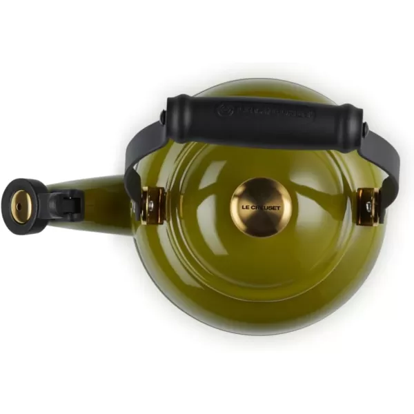 imageLe Creuset Stainless Steel Demi Tea Kettle 125 qtOlive