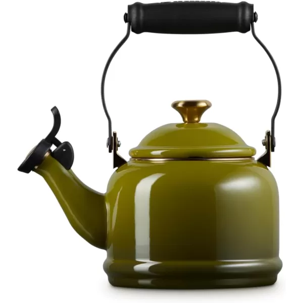 imageLe Creuset Stainless Steel Demi Tea Kettle 125 qtOlive